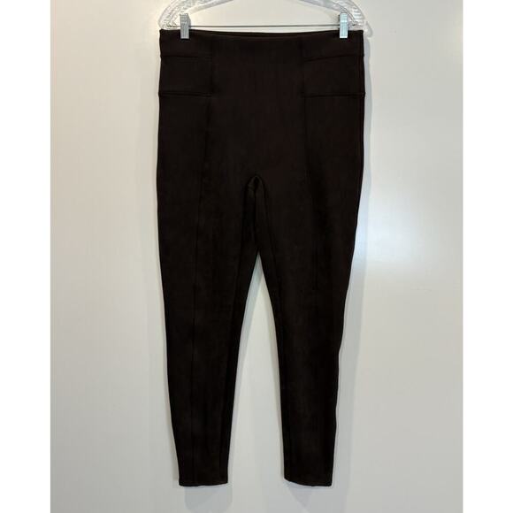 Spanx‎ Brown Faux Suede High Waisted Women’s Size XL (50) - Picture 4 of 9